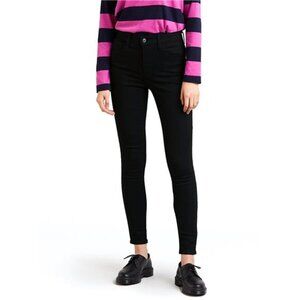 Levi's Original Red Tab 720 High-Rise Super Skinny Jeans (Black, 29W/30)